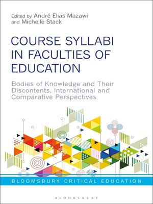cover image of Course Syllabi in Faculties of Education